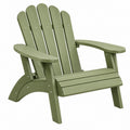 Fauteuil de jardin 82 x 76 x 97 cm en bois vert style Adirondack